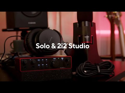 Focusrite Scarlett Solo Studio 4th Gen with CM25 MKIII & SH-450 - USB Interface image 8