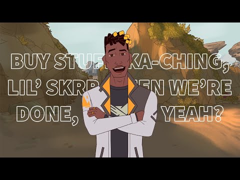 buy stuff, ka-ching, lil' skrrr — then we're done, yeah? | valorant animated clip