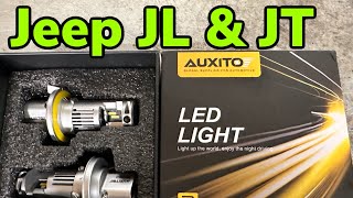 LED Headlight Bulb replacement by Auxito