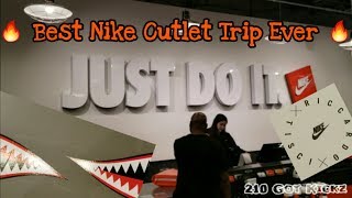 BEST NIKE OUTLET TRIP EVER! SAN MARCOS TX. I CAN'T BELIEVE THEY HAD THESE.