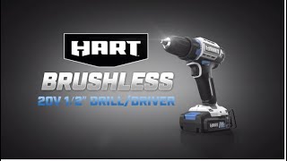 HART 20V Brushless Drill/Driver