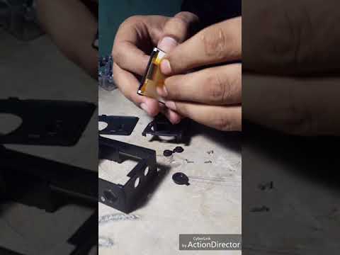 Internal parts of action camera