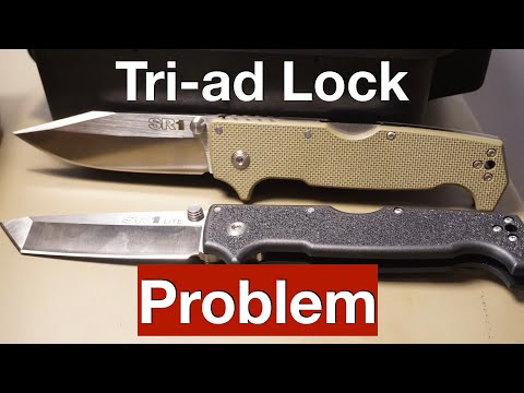 Cold Steel SR1 and SR1 Lite Issues. (Tri-ad Lock)