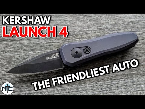 Kershaw Launch 4 Cali Legal Side Opening Automatic Folding Knife - Overview and Review