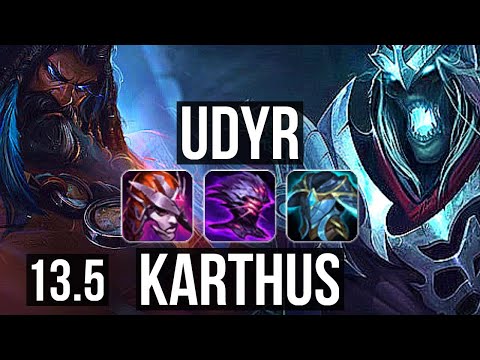 UDYR vs KARTHUS (JNG) | 8/1/22, Rank 5 Udyr, Godlike | TR Grandmaster | 13.5