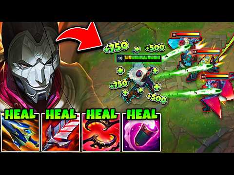 Jhin but every bullet heals me to full hp and it's actually broken (SUPER HEALING JHIN)
