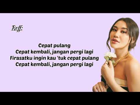 Aaliyah Massaid - Firasat (Cover) Marcell (Lirik Lagu) ~ Kemarin ku lihat awan membentuk wajahmu