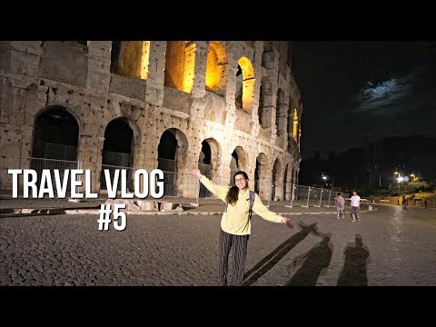 LAYOVER IN ROME AND GOING HOME! (Travel Vlog 5) // Allie Miller Video