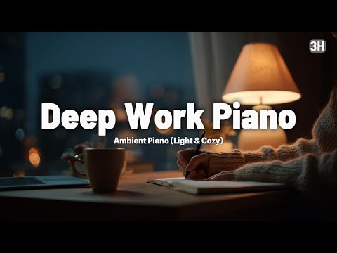 [3H #04] Deep Work Piano | Study • Work • Reading ( No Vocals | No Drops )