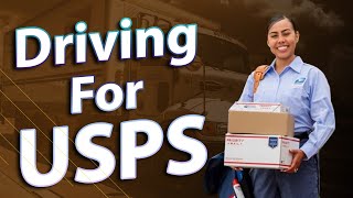 Truck driving for the post office. TTO