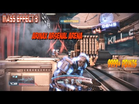 Mass Effect 3: Armax Arsenal Arena 9999+ Points vs Cerberus