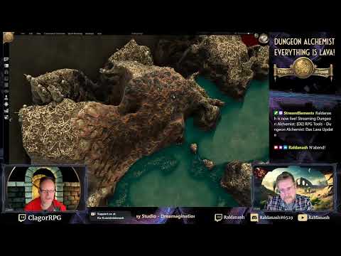 Schnack am Abend - Eine Blick in das Lava-Update von Dungeon Alchemist .