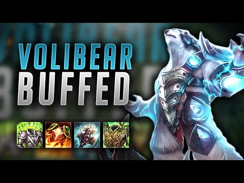 NEW VOLIBEAR BUFFS MAKES HIM UNKILLABLE! HARD CARRY WITH THE BEAR - League of Legends Gameplay