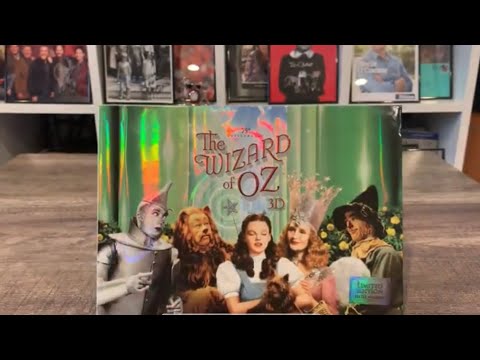 Wizard of Oz 75th anniversary 3d blu-ray set unboxing