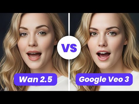 Wan 2.5 VS Google Veo 3 | So verwenden Sie Wan 2.5 kostenlos - Bestes KI-Videogenerator-Tutorial