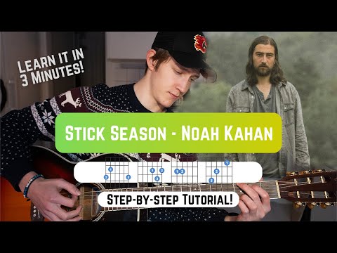 Learn To Play Stick Season by Noah Kahan in UNDER 3 MINUTES!