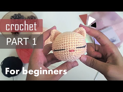 [CROCHET] Amigurumi cat TUTORIAL (part.1)