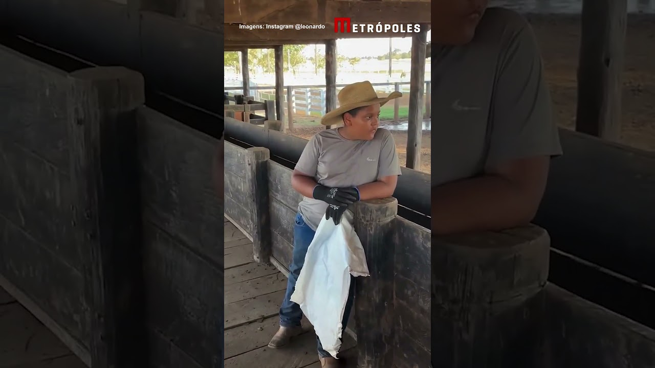 "Pagar as contas", afirma Leonardo após faltar a festa de Maria Alice