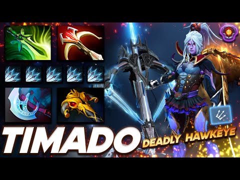 Timado Drow Ranger Deadly Hawkeye - Dota 2 Pro Gameplay [Watch & Learn]