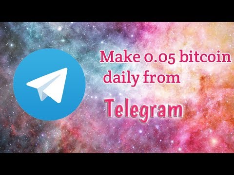 Earn Daily Free Bitcoins By Using Telegram Bot Smotret Onlajn Na - 