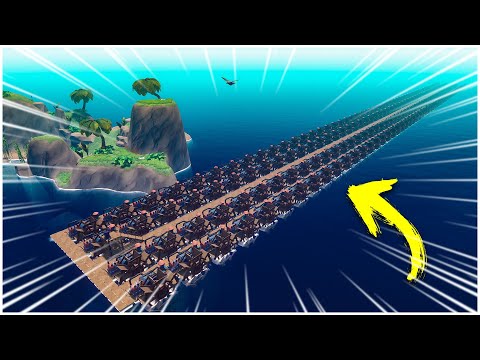 ESSA JANGADA SE MOVE NA VELOCIDADE DA LUZ | Raft