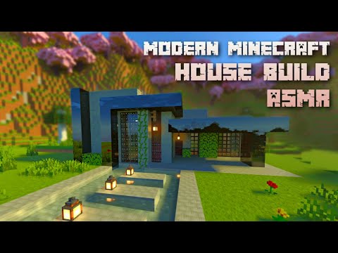 Minecraft ASMR 🏡 Building a Small, Modern House With You 😴 Ear to Ear Whispers