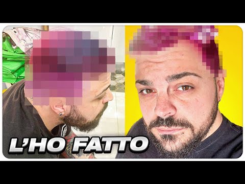 MI TINGO I CAPELLI VIOLA E BLU PER LA PRIMA VOLTA !