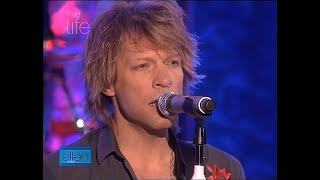 Bon Jovi - Make a Memory &amp; Lost Highway (Ellen DeGeneres Show 2007) [HD REMASTERED]