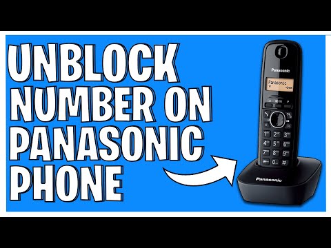 So entsperren Sie eine Nummer auf einem Panasonic-Telefon | Entsperren Sie eine Nummer im Festnet...