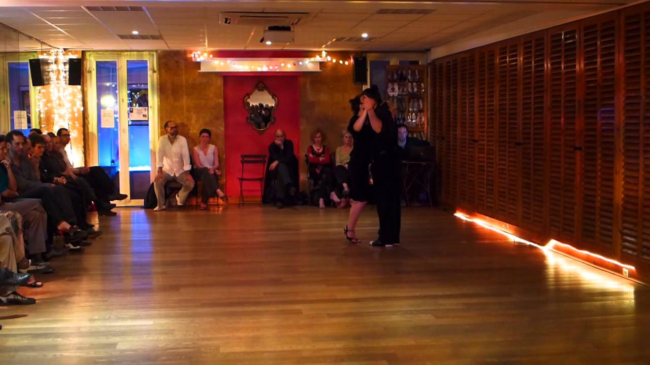 Valérie Lafore  y  Milenko Encina  - Milonga Marseille 18/04/15 -