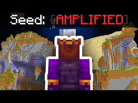 So I did a Speedrun on an AMPLIFIED Minecraft World