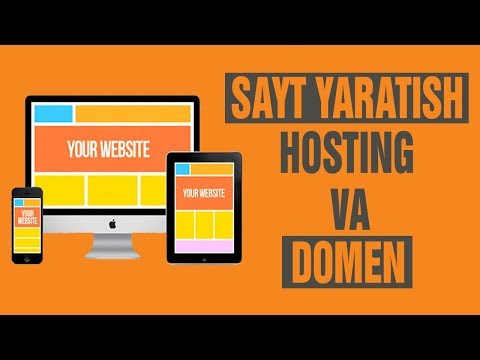 SAYT YARATISH HOSTING VA DOMEN 3 QISM