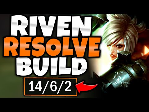 RIVEN TOP HOW TO 1V9 TOPLANE WITH RESOLVE (STRONG LANE) - S12 RIVEN GAMEPLAY (Season 12 Riven Guide)