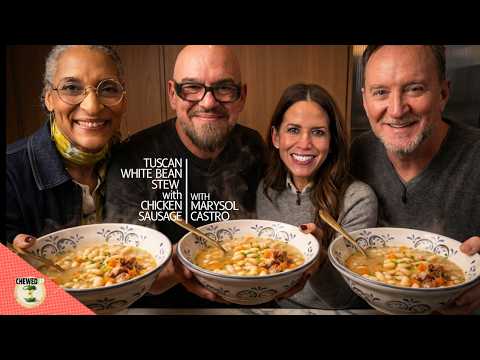 This Stew is for You | Clinton makes Tuscan White Bean Stew with Marysol Castro