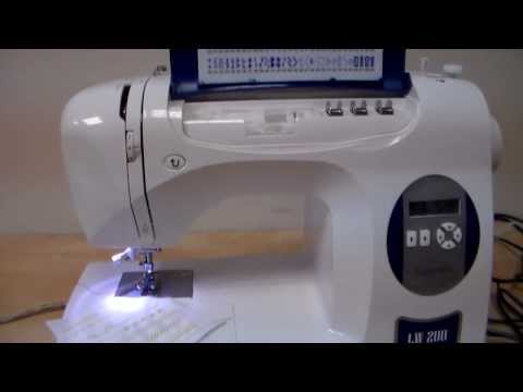 Швейная машина Jaguar LW-200 белый - Видео