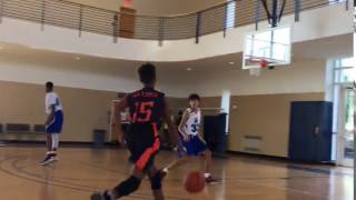 Jake splits defense for 2pts