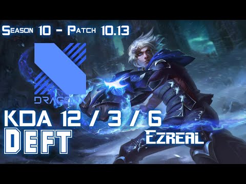 DRX Deft EZREAL vs APHELIOS ADC - Patch 10.13 KR Ranked