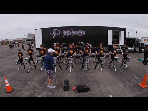 Stryke Percussion 2019 - Battery Warm Ups - 4/12 WGI Semis