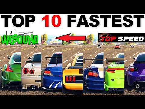 NFS Unbound - Top 10 Fastest Cars
