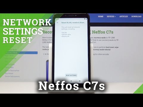 How to Reset Network Settings in TP-LINK Neffos C7s - Restore Network