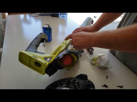 EASY.  Replace broken fan blade on 18v Ryobi Blower P2108