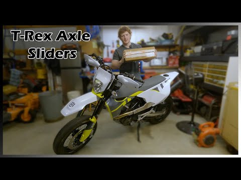 Husqvarna 701 T-Rex Racing Axle Slider Install - Husqvarna 701SM Build