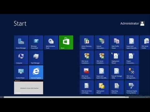 Microsoft SQL Server Exam 70-461 Tutorial | Windows 8 Server 2012 Interface