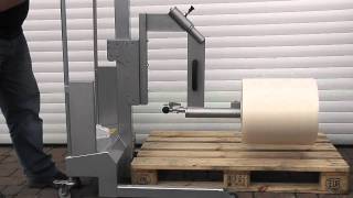 Reel Film Lifter with Quick Release Core Attachment, Manual Handling Solutions