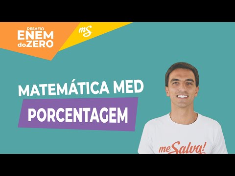 AO VIVO | Matemática MED - ENEM 2020 | Porcentagem | Desafio ENEM do ZER0 | Me Salva!
