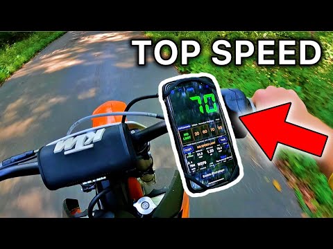 KTM 250sx TOP SPEED RUN (I Can't Believe THIS Happened!)