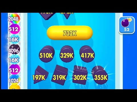 Bounce Merge 2048 - Ball Crected 32k (Score: 29,310,072) Gameplay Part 09