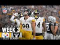 HIGHLIGHTS: Top Plays from Steelers 23-18 in win over Raiders in Week 3 | Pittsburgh Steelers