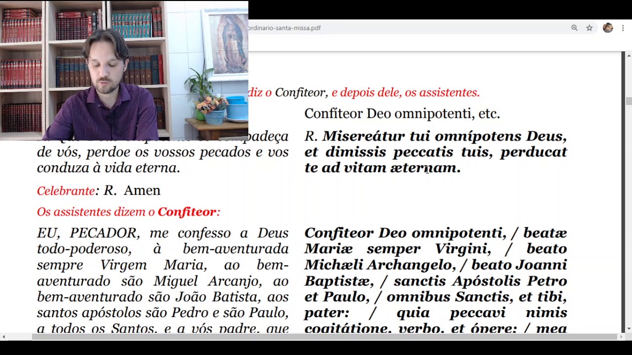 Como responder as orações dialogadas da Missa Tridentina?