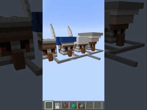 which mutant iron golem house will villager choose in minecraft ?